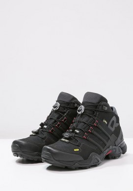 Zapatillas adidas Performance TERREX FAST R GTX Botas de senderismo negero/gris/power rojo