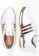 Zapatillas de golf adidas Golf TOUR360 BOOST WD blanco/negero/naranja